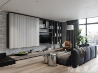 工業風格家居裝修裝飾室內設計效果-A506-5