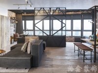 工業風格家居裝修裝飾室內設計效果-A511-2