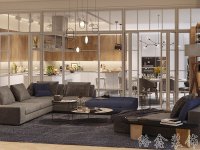 現代風格家居裝修裝飾室內設計效果-A8001-2