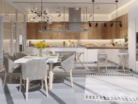 現代風格家居裝修裝飾室內設計效果-A8001-3