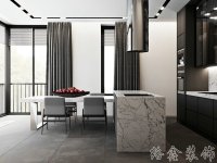 現代風格家居裝修裝飾室內設計效果-A8028-2