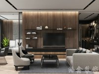 現代風格家居裝修裝飾室內設計效果-A8037
