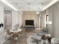 現代風格家居裝修裝飾室內設計效果-A8038-1