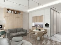 現代風格家居裝修裝飾室內設計效果-A8038-2