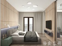 現代風格家居裝修裝飾室內設計效果-A8038-4