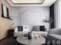 現代風格家居裝修裝飾室內設計效果-A8067-2