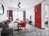 現代簡約家居裝修裝飾室內設計效果-B904-2