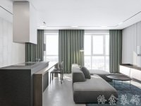 現代簡約家居裝修裝飾室內設計效果-B916-3