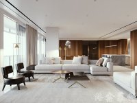現代簡約家居裝修裝飾室內設計效果-B918