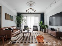 現代簡約家居裝修裝飾室內設計效果-B923-1