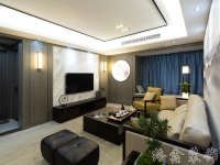 新中式風格家居裝修裝飾室內(nèi)設計效果-G620-2